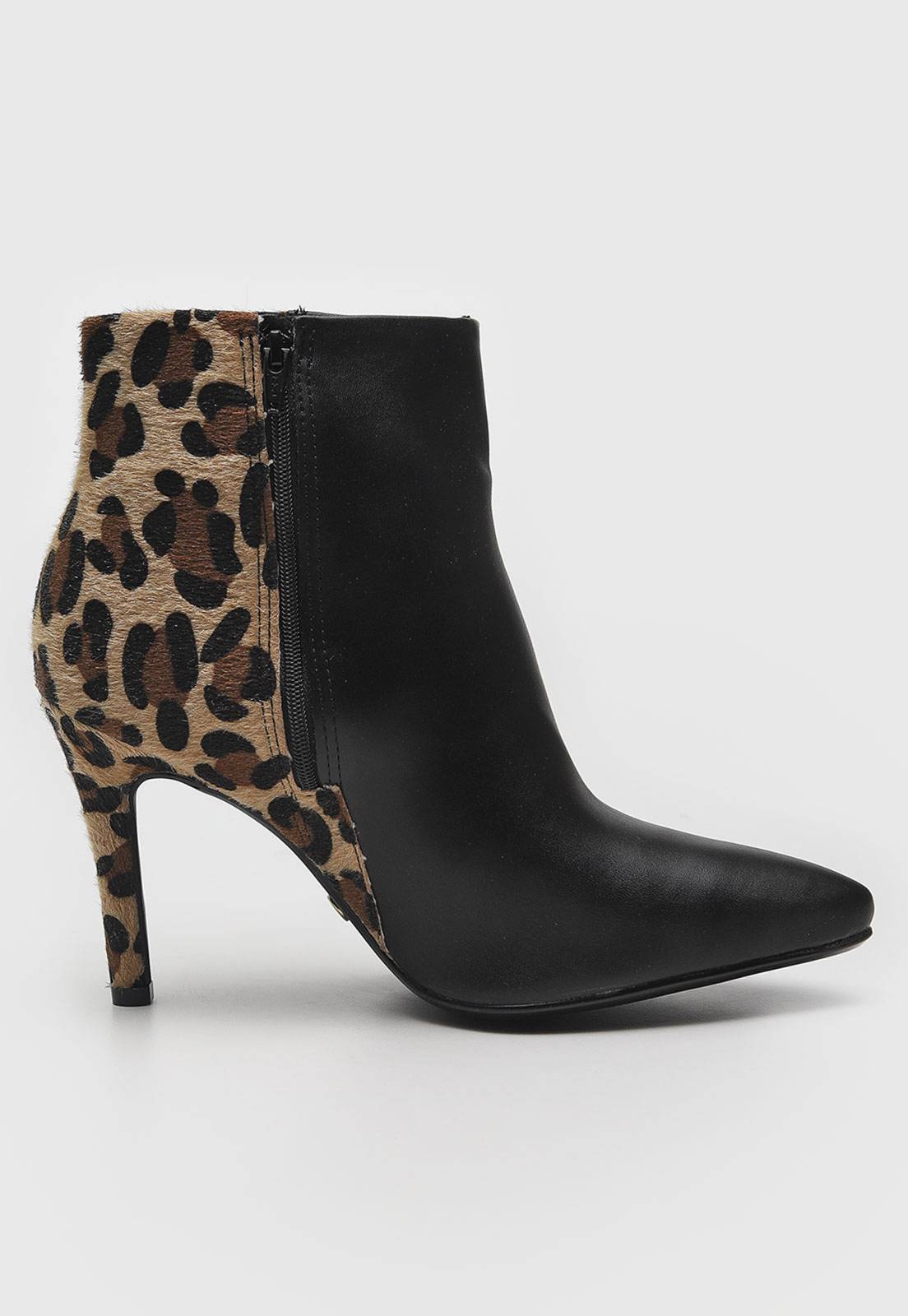 Bota Vizzano Animal Print Onça Preta - Imagem 2