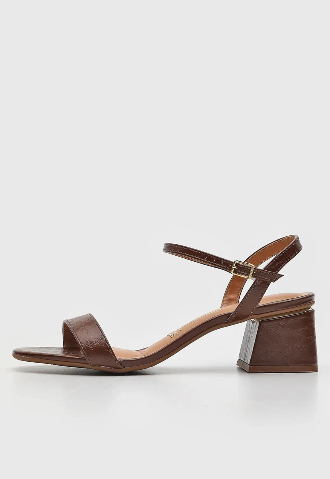 Sandália Vizzano Detalhe Metalizado Marrom